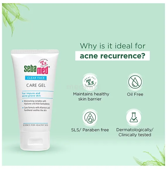 sebamed clear face care gel 50 ml